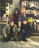 Михаил Генделев и Виньямин Смехов. Прага, 1998 г. ,Фото Л. Львовская